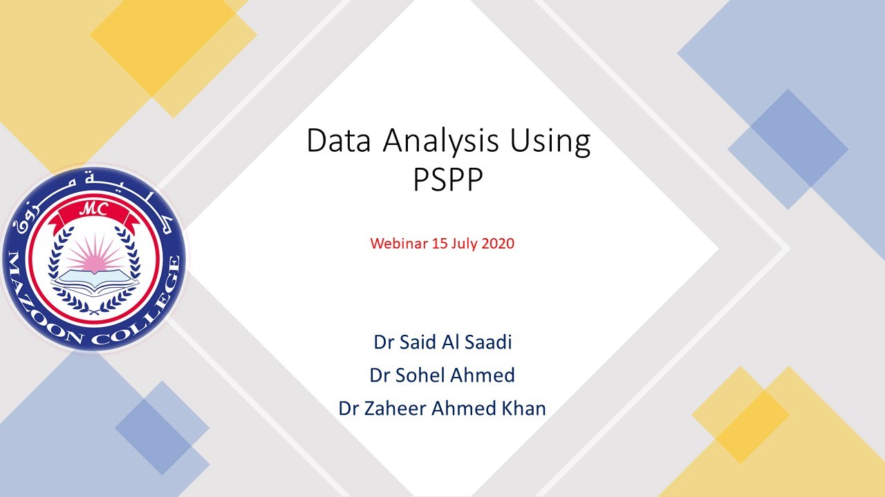 Data Analysis Using PSPP Part 1
