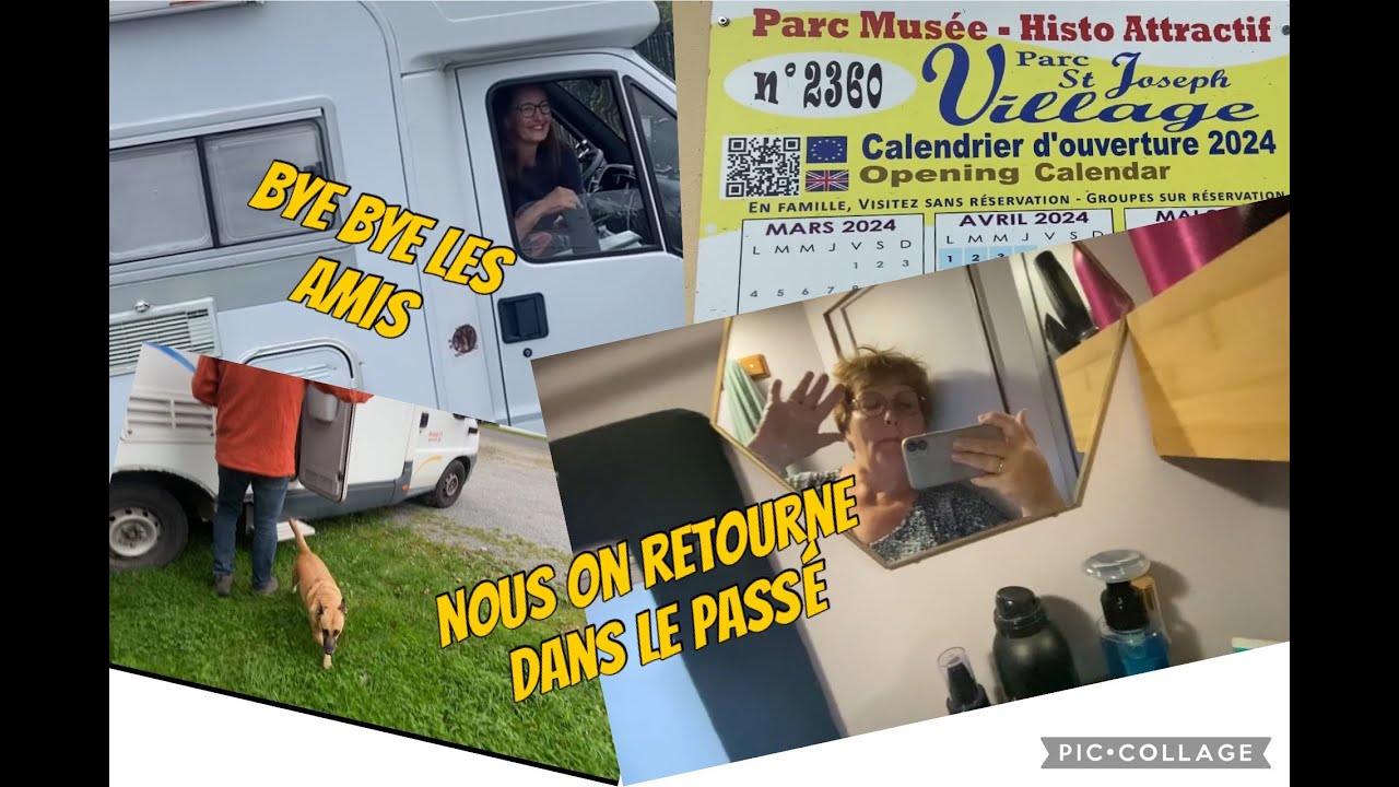 #85 On se quitte et on fait un bond dans le passé #campingcar #campingcariste #visite #vanlife