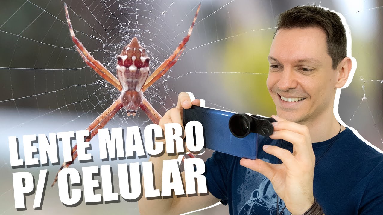 A Melhor Lente Macro para celular - Apexel Macro 100mm - UNBOXING e REVIEW