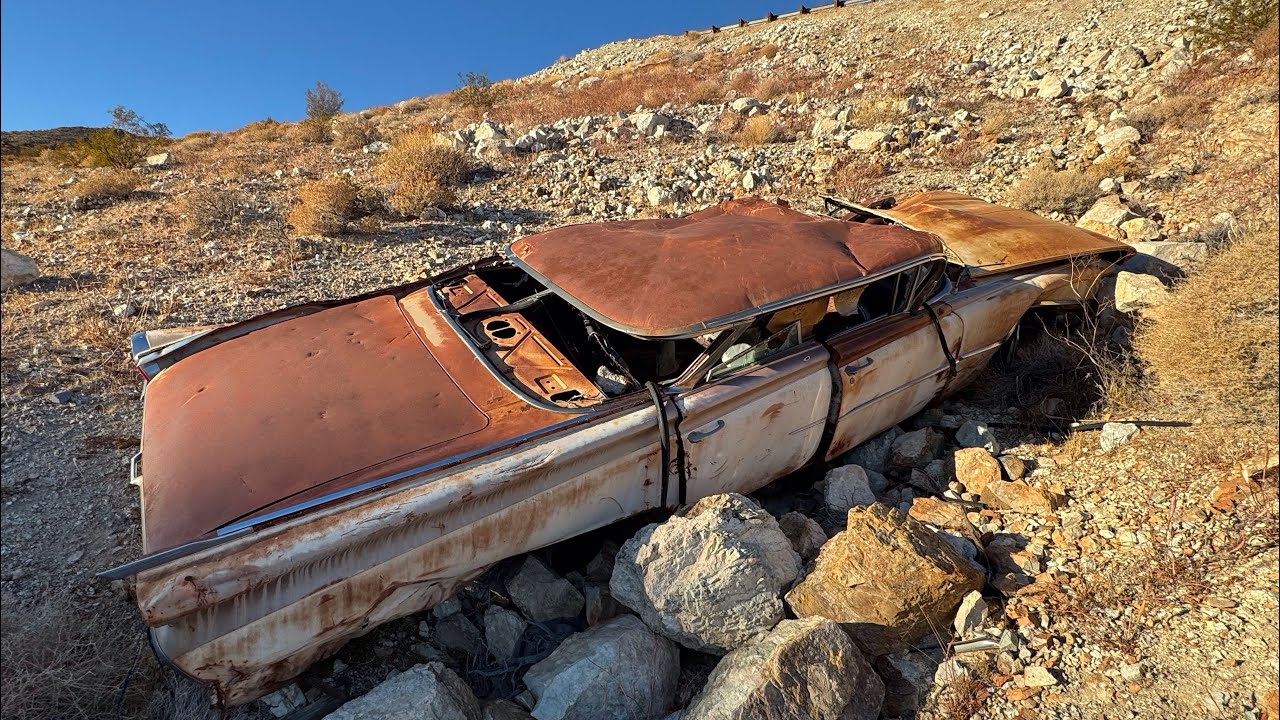OLDSMOBILE FOUND IN TRONA CALIFORNIA.