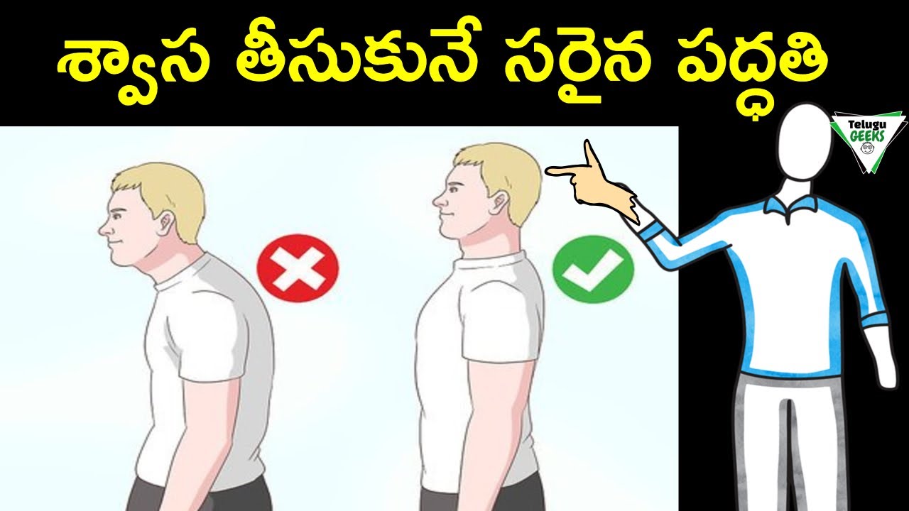 శ్వాస తీసుకునే సరైన పద్ధతి | THE CORRECT WAY TO BREATHE| HOW TO BREATHE PROPERLY