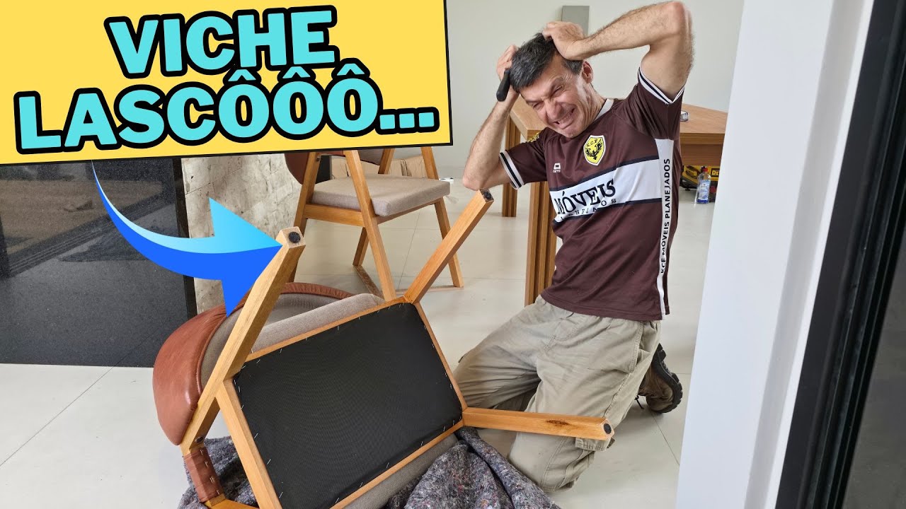 A MELHOR DICA de MARCENARIA SOBRE CADEIRA . POR QUE  CHANFRAR PÉ DE CADEIRA? 