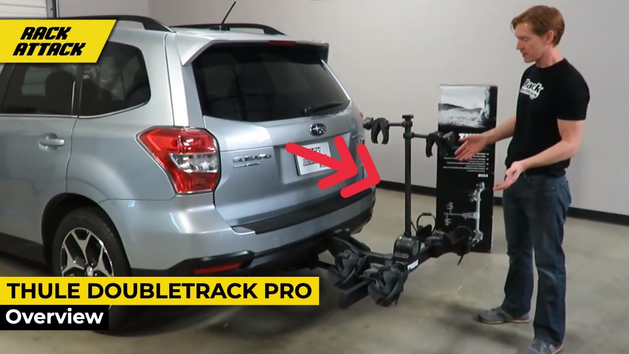 Thule 9054 DoubleTrack Pro Bike Hitch Platform Rack Overview