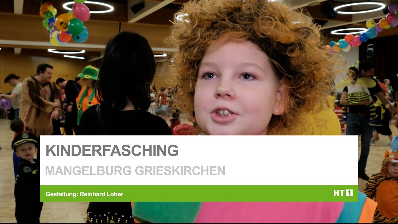 Kinder feiern Kinder-Fasching in der Manglburg Grieskirchen