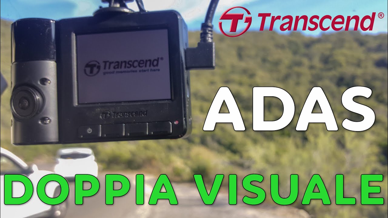 DASHCAM con SICUREZZA ATTIVA: TRANSCEND® DP550 - unboxing, prova su strada, confronto, recensione