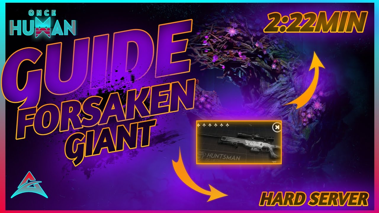 ONCE HUMAN - BINGO Build - HOW to Solo Speedrun Forsaken Giant Pro Mode 