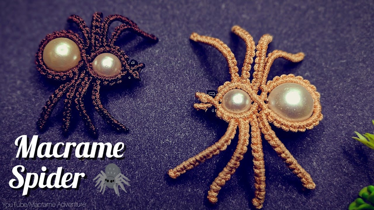 DIY Handmade Macrame Spider Tarantula 🕷️ | Halloween home decor tarantula spider