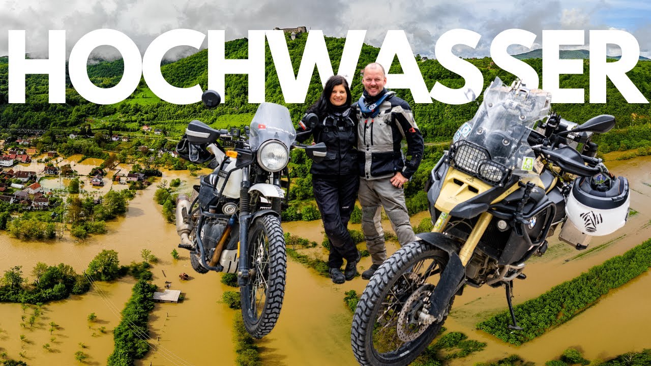 HOCHWASSER-DRAMA beim Motorrad fahren | Bosnien-Herzegowina | Christianja_on_tour