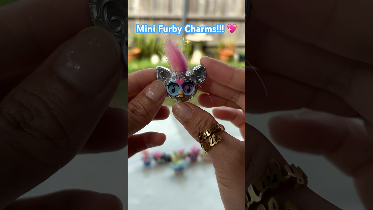 Furby Minis Collectable Charms!✨🤩 blind bag unboxing asmr #furby #cute #toyunboxing #trending #mini