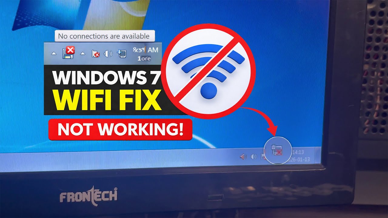 Как исправить проблему с подключением к Wi-Fi в Windows 7 | Нет доступных подключений