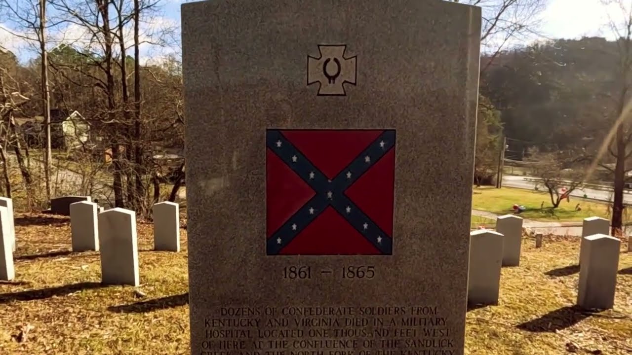 Once lost civil war hospital and cemetery _Whitesburg Kentucky -