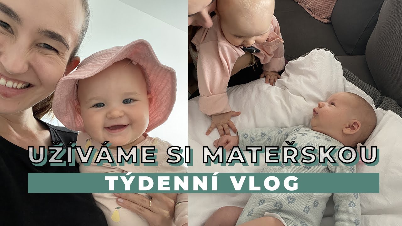 TÝDENNÍ VLOG #63 | Užíváme si mateřskou - jóga, přespávačka, procházky!