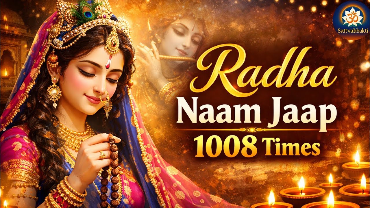 🌸 “Radha Naam Jaap 🌸 1008 Times | Most Melodious Chanting 2026 | One Jaap, Infinite Blessings 💖