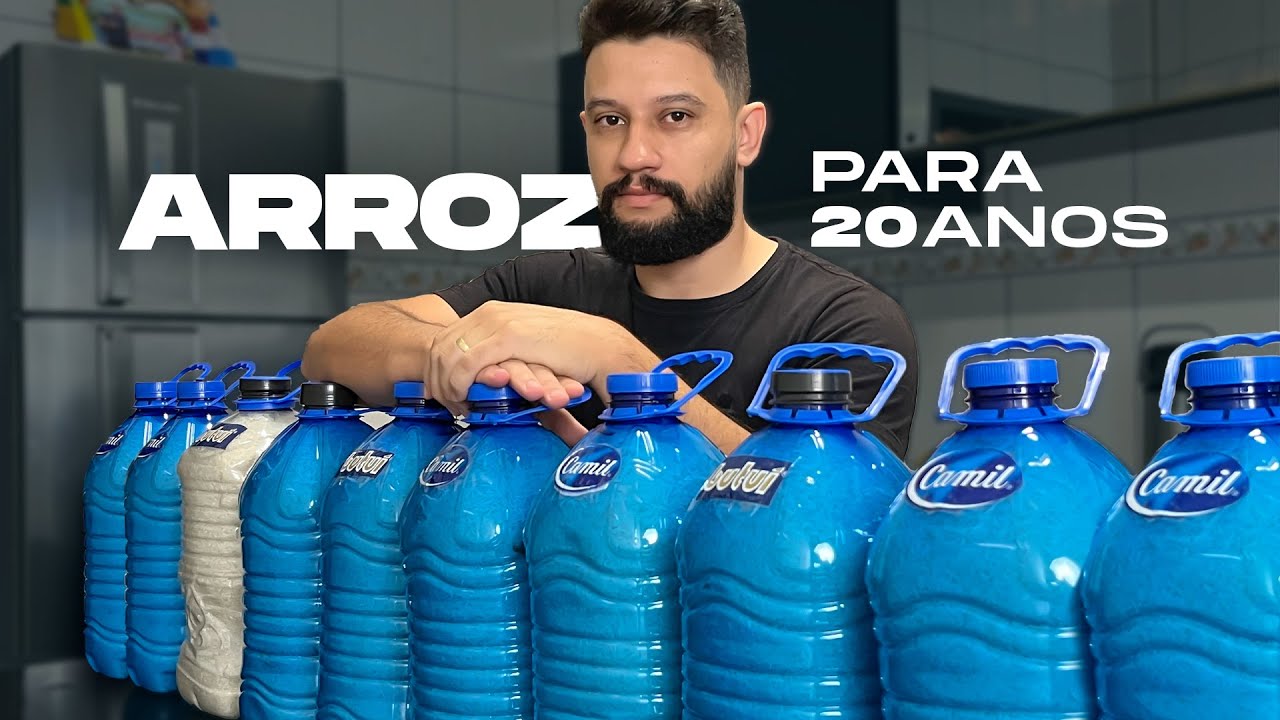 Jeito FÁCIL de estocar arroz para durar vários anos, comece antes que...