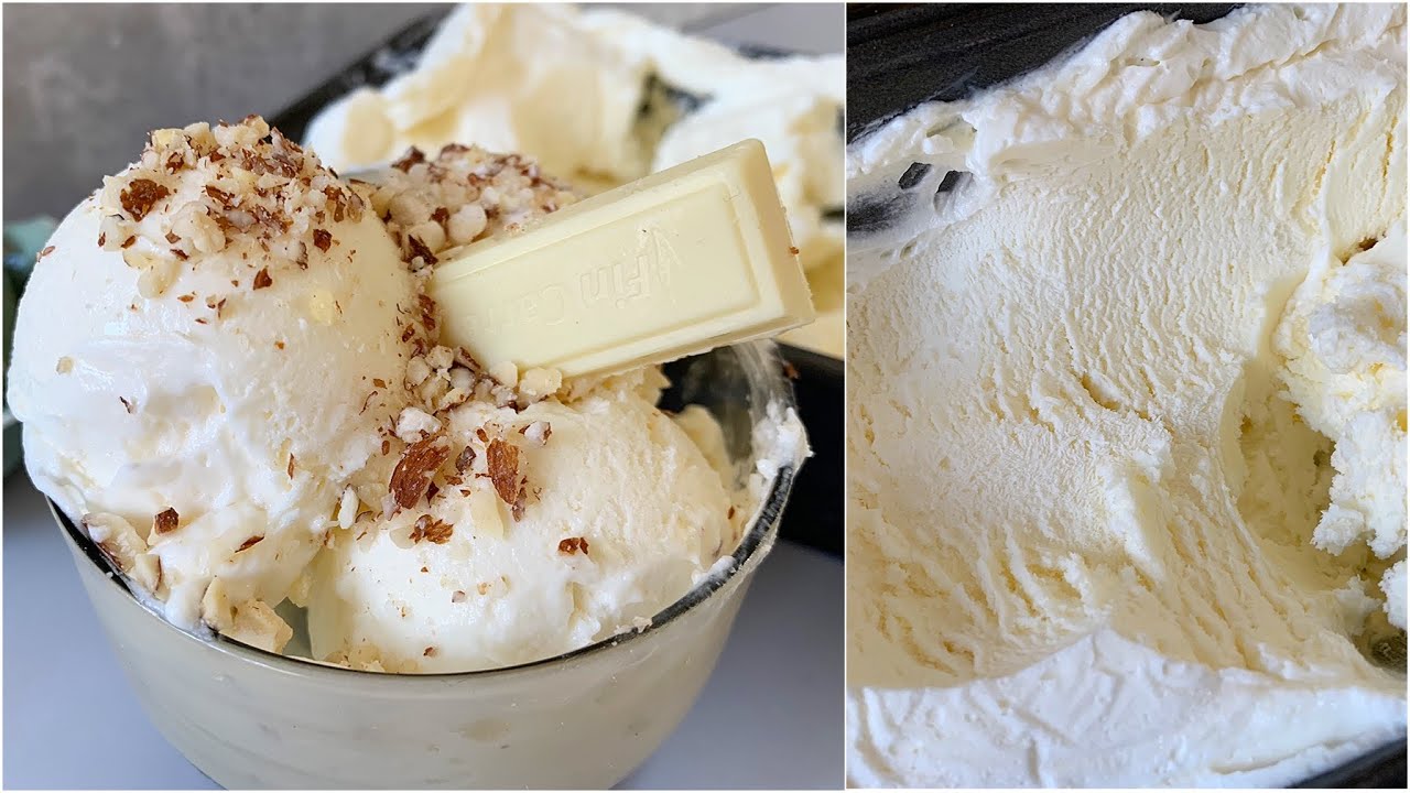 Meilleure recette de la Glace à la vanille ايس كريم الفانيلا/مثلجات بذوق الفانيلا