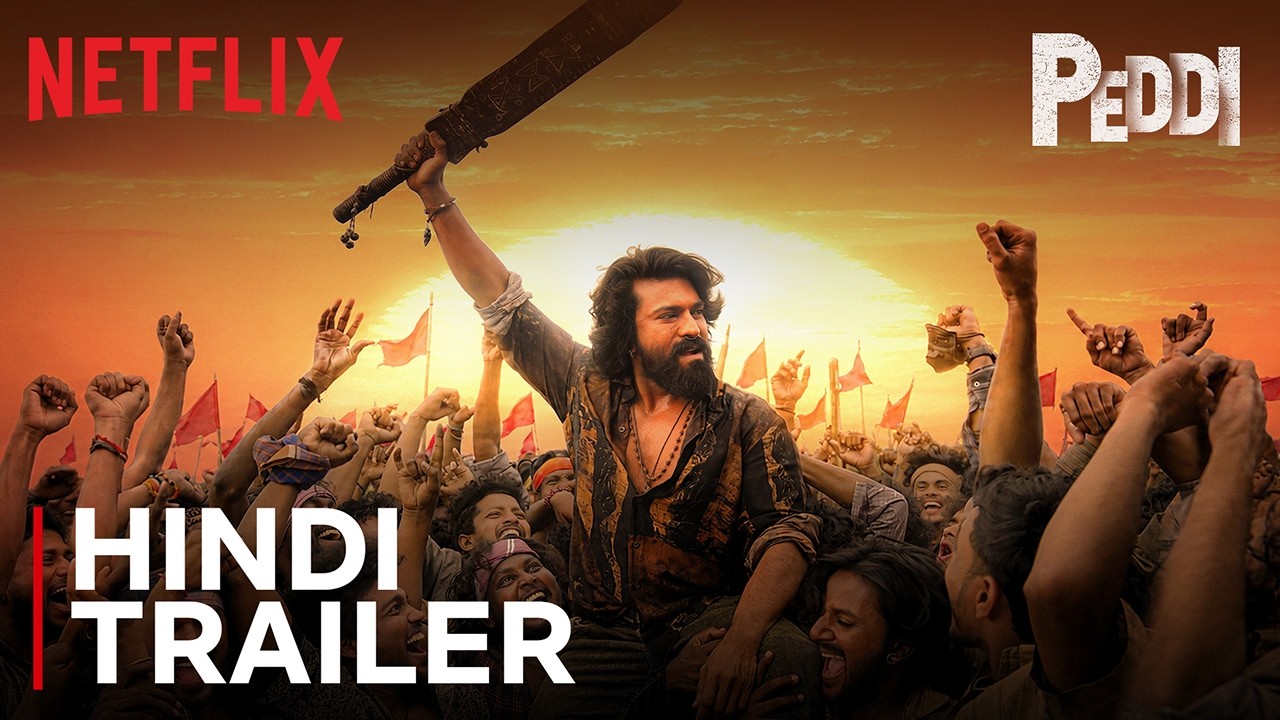 Peddi | Hindi Trailer | Ram Charan, Janhvi Kapoor, Divyenndu | Netflix India
