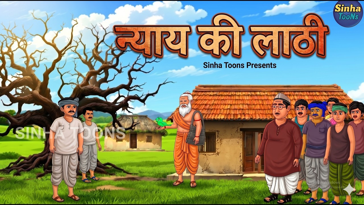 न्याय की लाठी NAYAY KI LATHI SOUTH STORY HINDI DUBBED HINDI KAHANI MORAL STORY JADUI KAHANI
