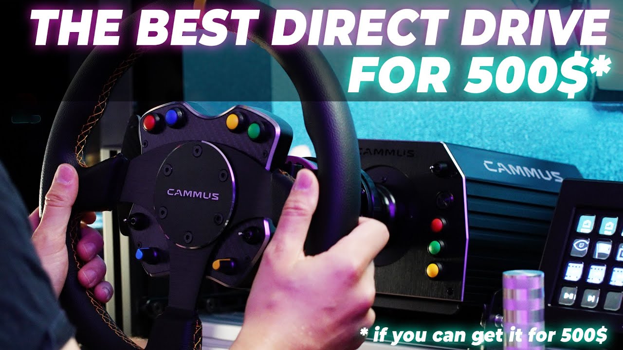 Cammus DDWB 2021 + GT1 Wheel | The best Direct Drive for 500$? | Review