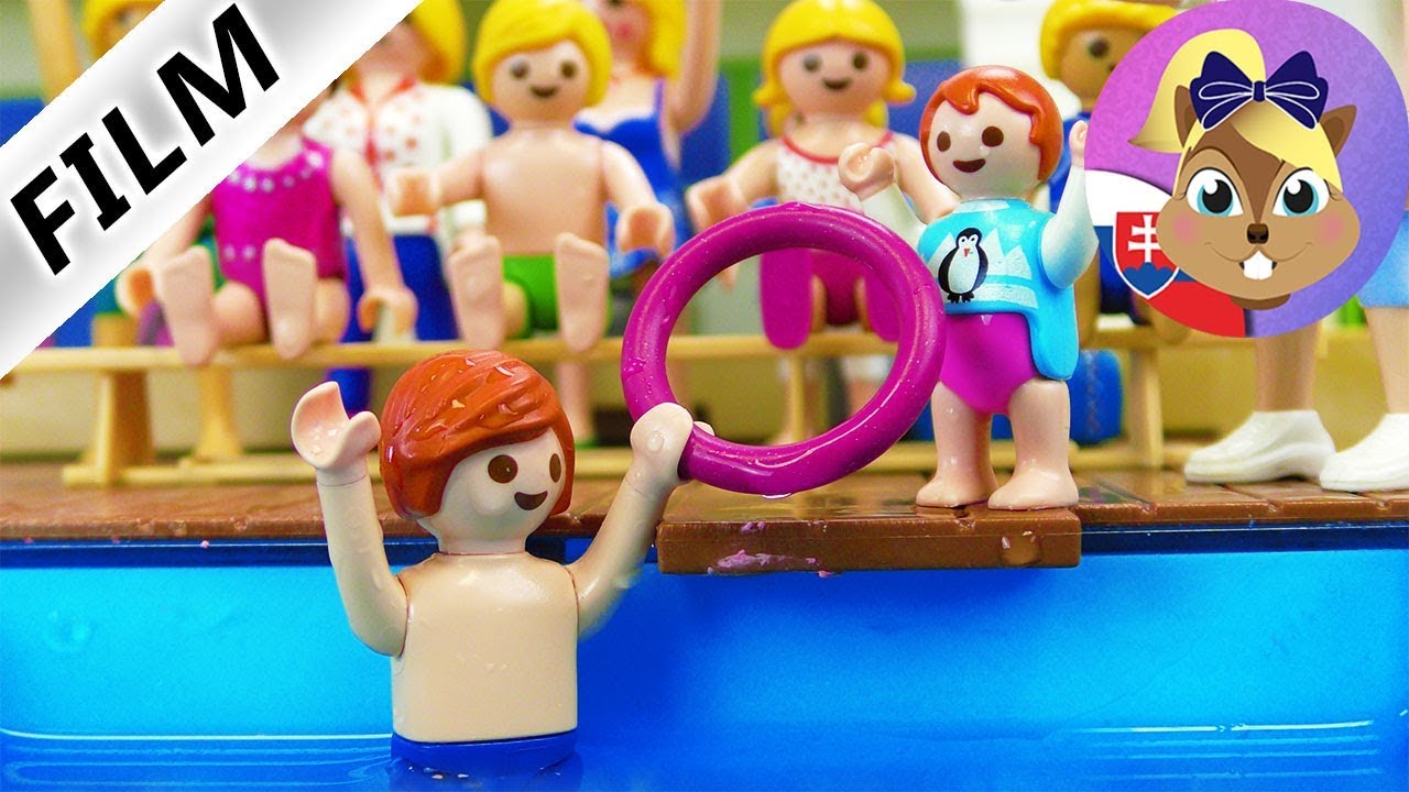Playmobil po slovensky | JULIÁN a EMKA MAJÚ PLAVECKÉ SKÚŠKY! DVAJA PLAVCI? | Detský film | Vrabcovci