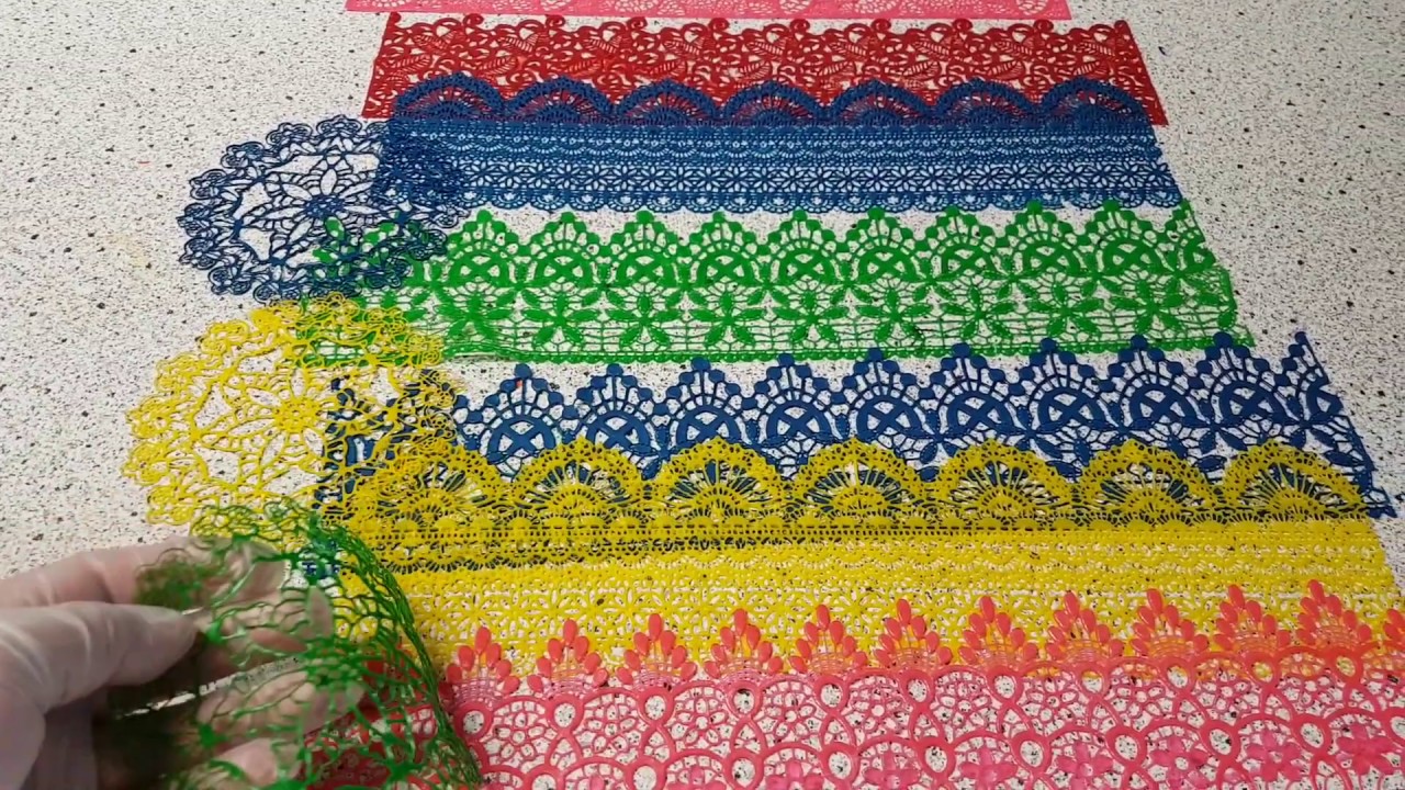 Faça Renda Comestível Saborizada da Lulu -  Spitze für Tortendekoration