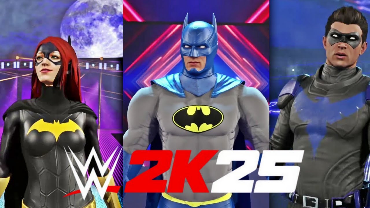 Batman, Joker, Harley & More in WWE 2K25 – Gotham Invades the Ring!