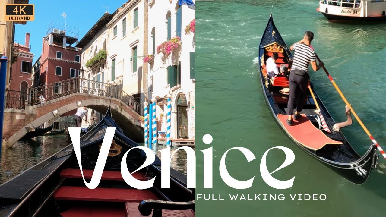 Full Walking Tour of Venice, Italy  [4K]