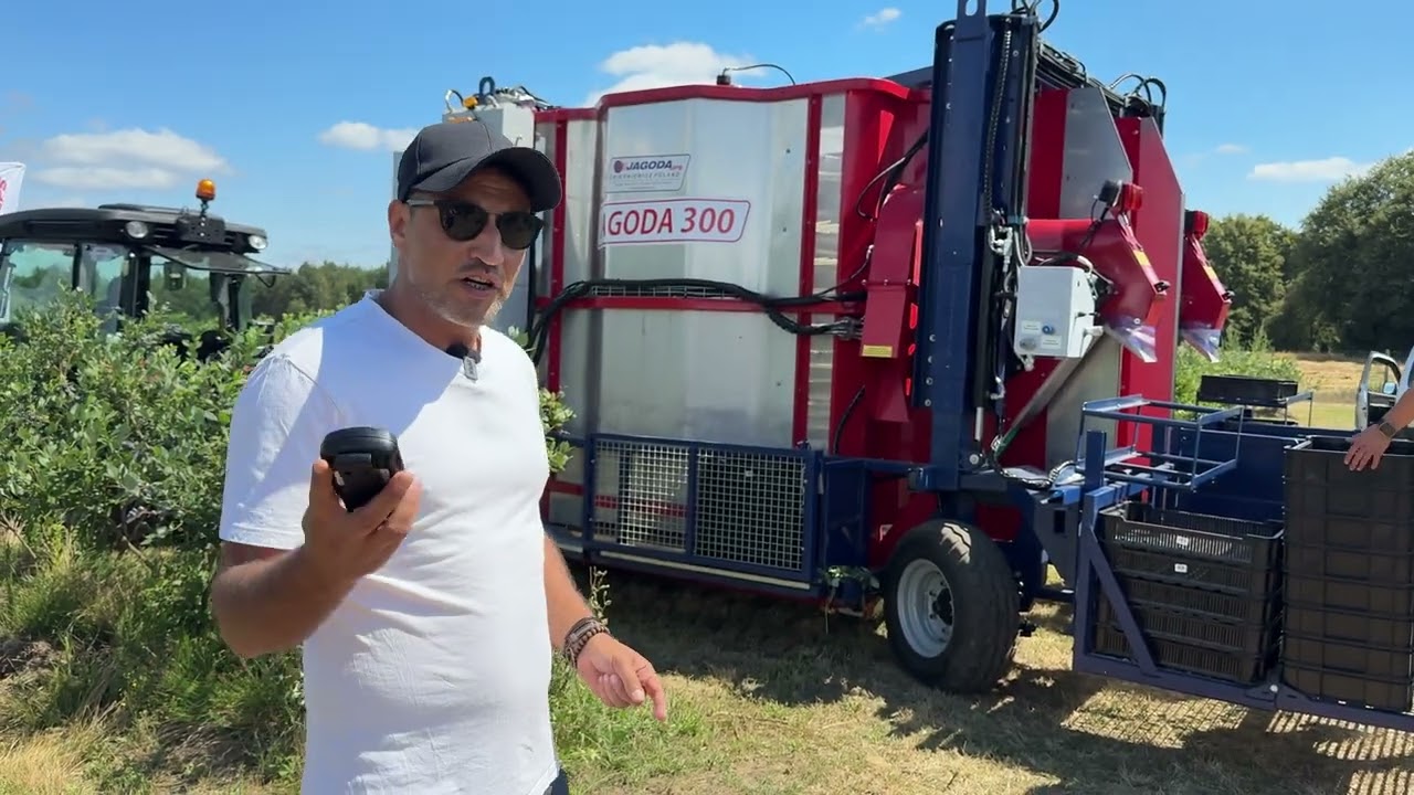 BLUEBERRY HARVESTER JAGODA 300 - mechanical harvesting |  Revolutionary Blueberry Harvester