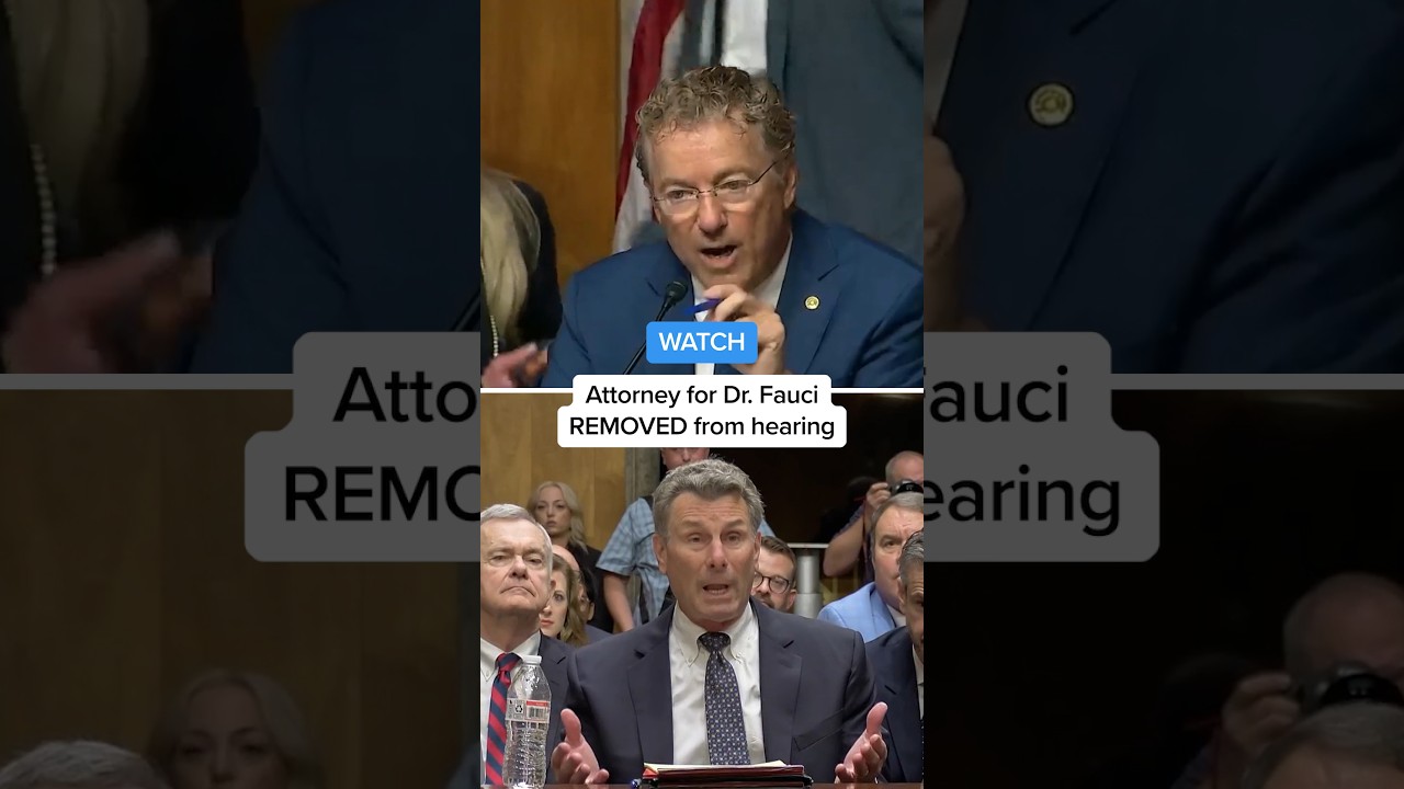WATCH: Attorney for Dr. Fauci REMOVED from hearing