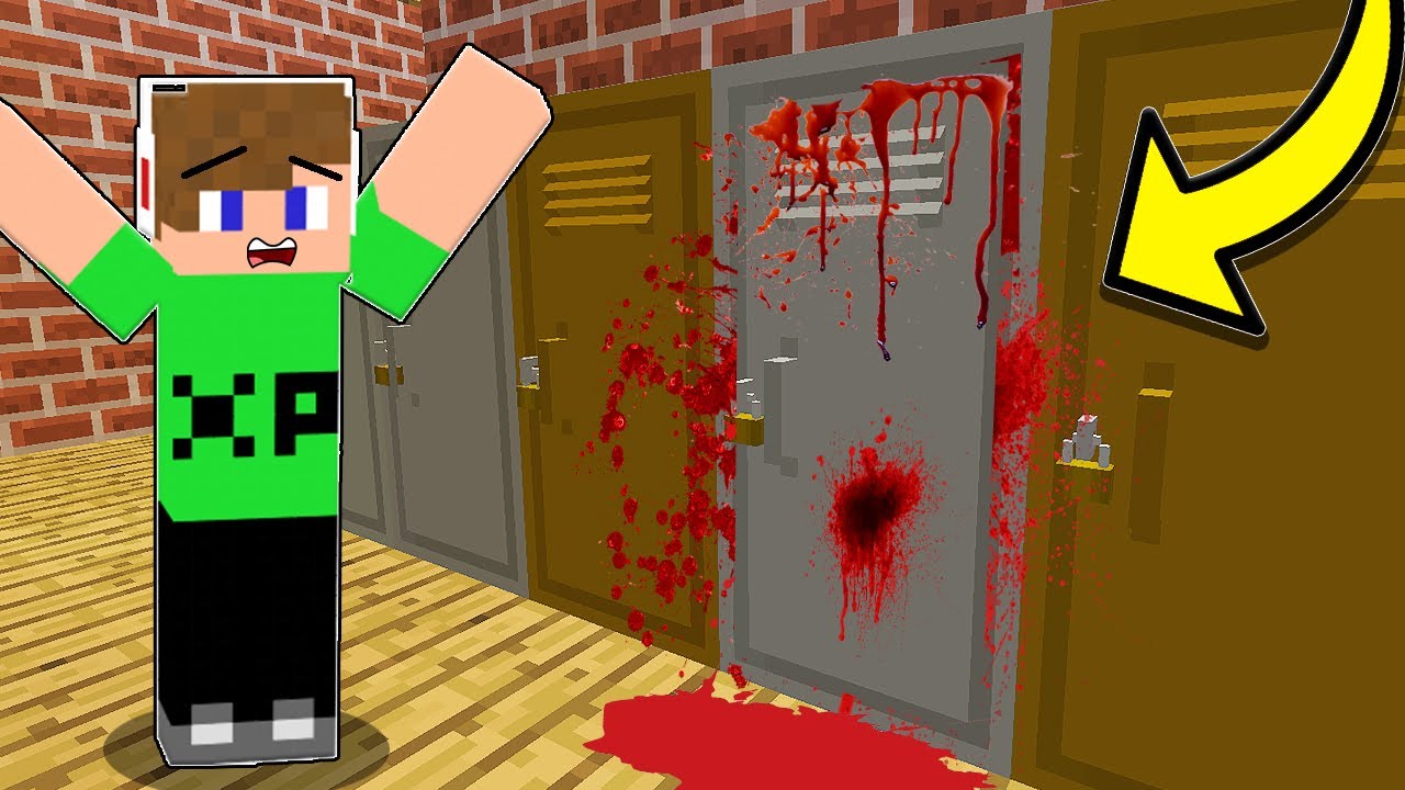 VÉRES SZEKRÉNY AZ ISKOLÁBAN A MINECRAFT-BAN! 😱