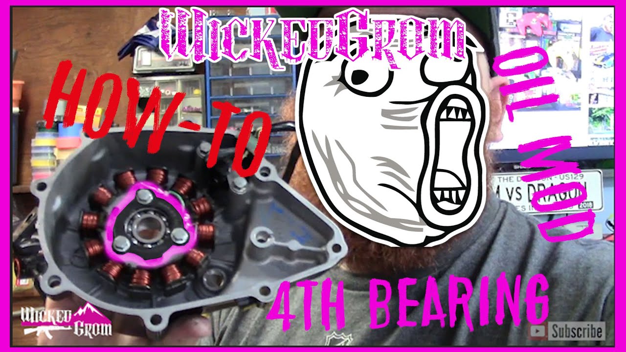 Honda Grom 4th Bearing Install with Oil Mod | How-To