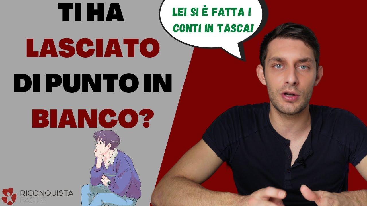 3 MOTIVI per cui SEI STATO LASCIATO all'IMPROVVISO