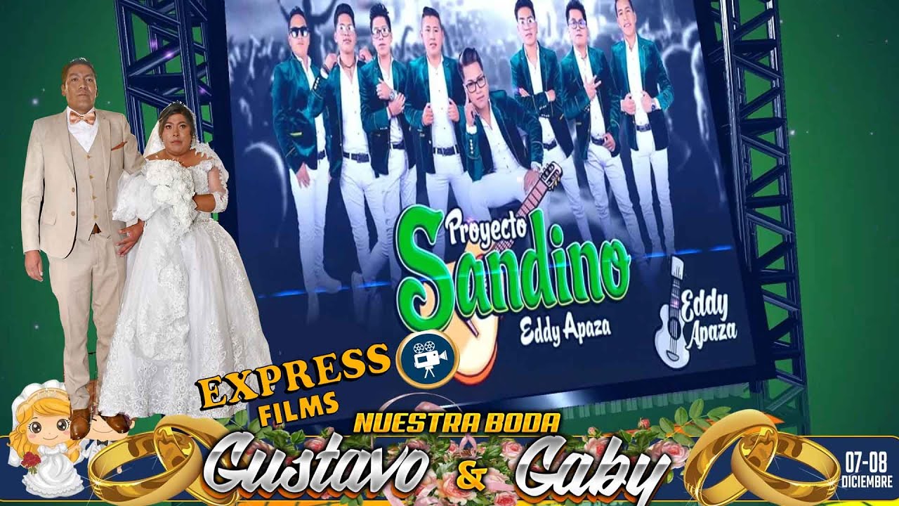 Proyecto Sandino  en Vivo en la boda de Gustavo y Gaby