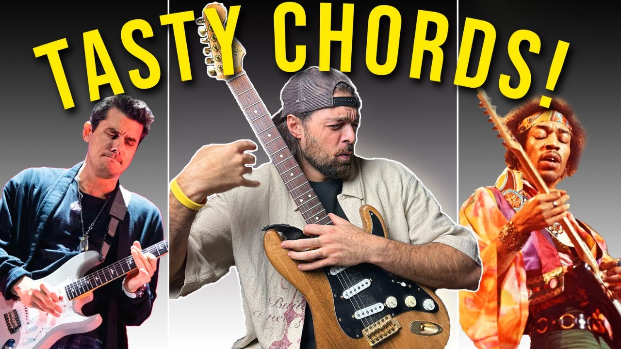 JOHN MAYER/HENDRIX DOUBE STOPS lessons (Master your chord embalishments)