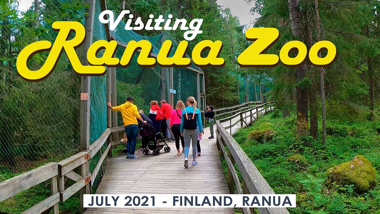 Walk around Ranua Zoo/Wildlife Park, July 2021, Finland, Ranua [4K]