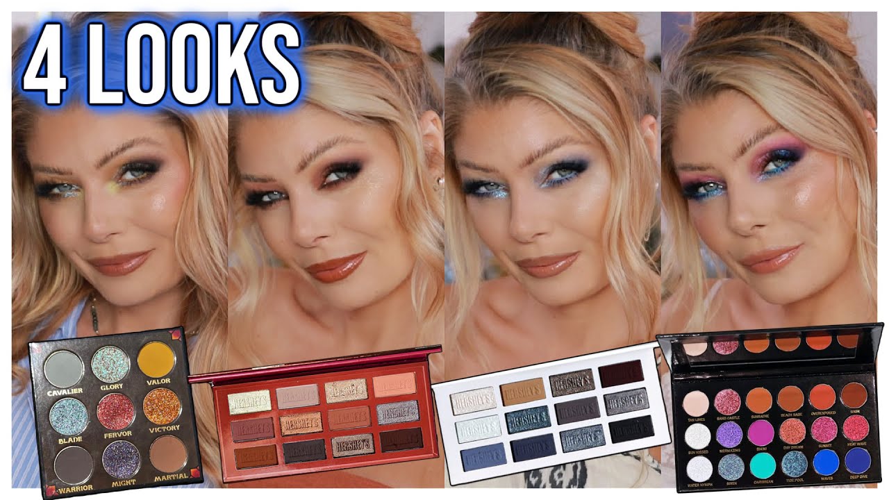 NEW & HOT Indie Makeup | 4 PALETTES 4 LOOKS