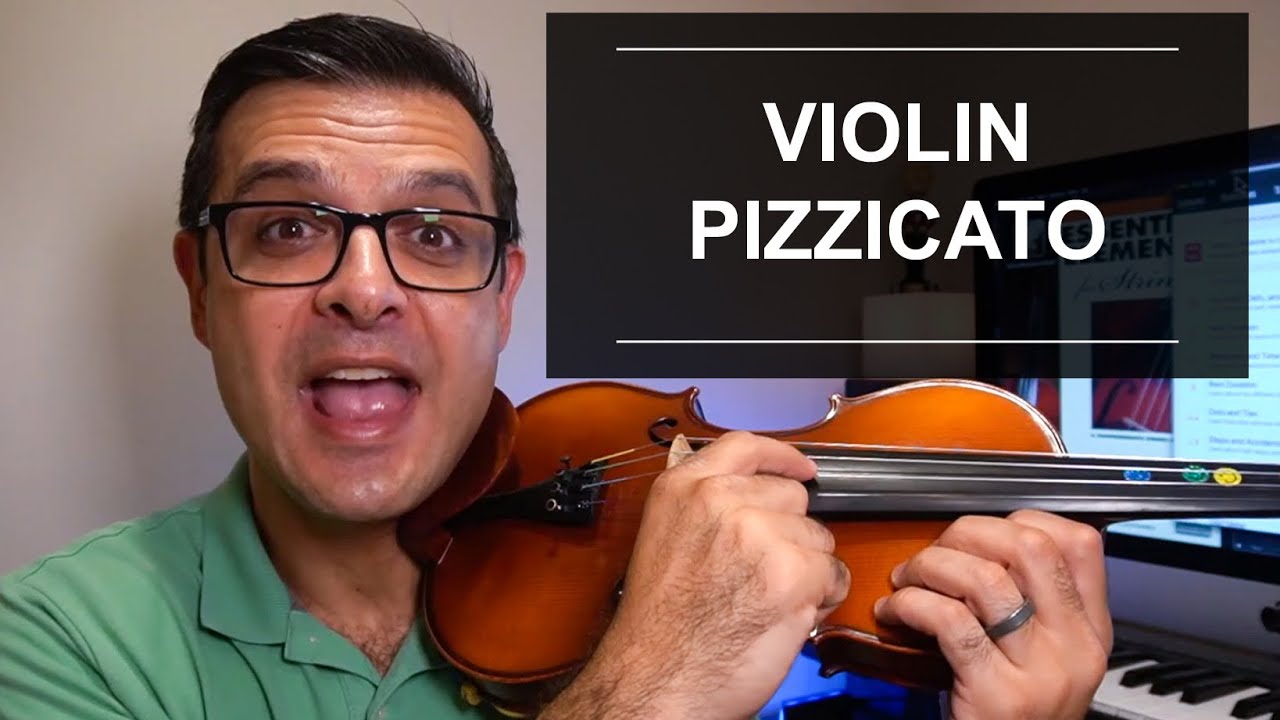 How To play Violin Pizzicato! Essential Elements for Strings Book I Series p.4-5  FREE LESSON!