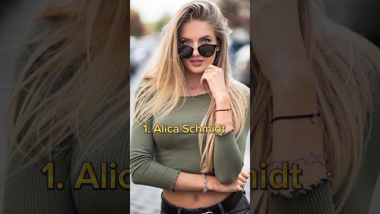 Top 10 Most Beautiful German Girls 😍  #shorts #viral  #top