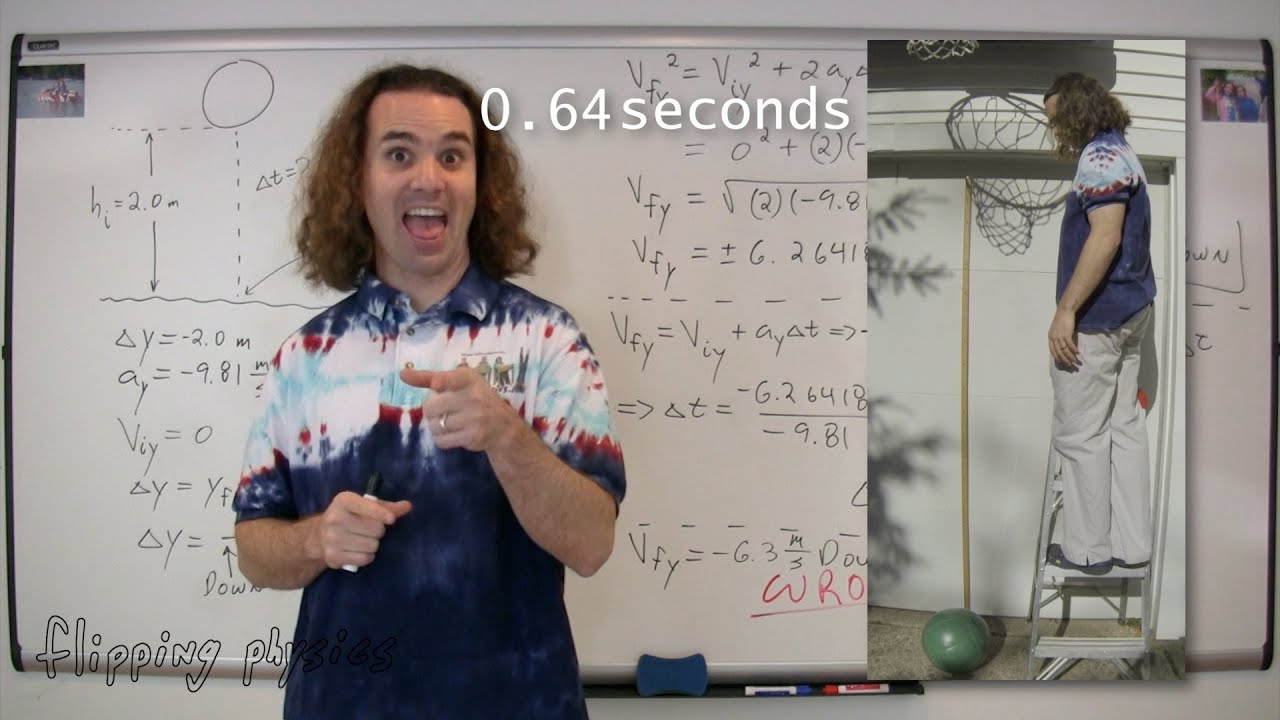 Dropping a Ball from 2.0 Meters - An Introductory Free-Fall Acceleration Problem