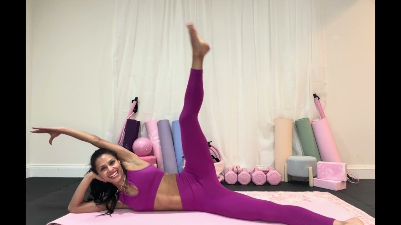 15min Intermediate Pilates Routine #pilatesprincess #pilatesworkout 
