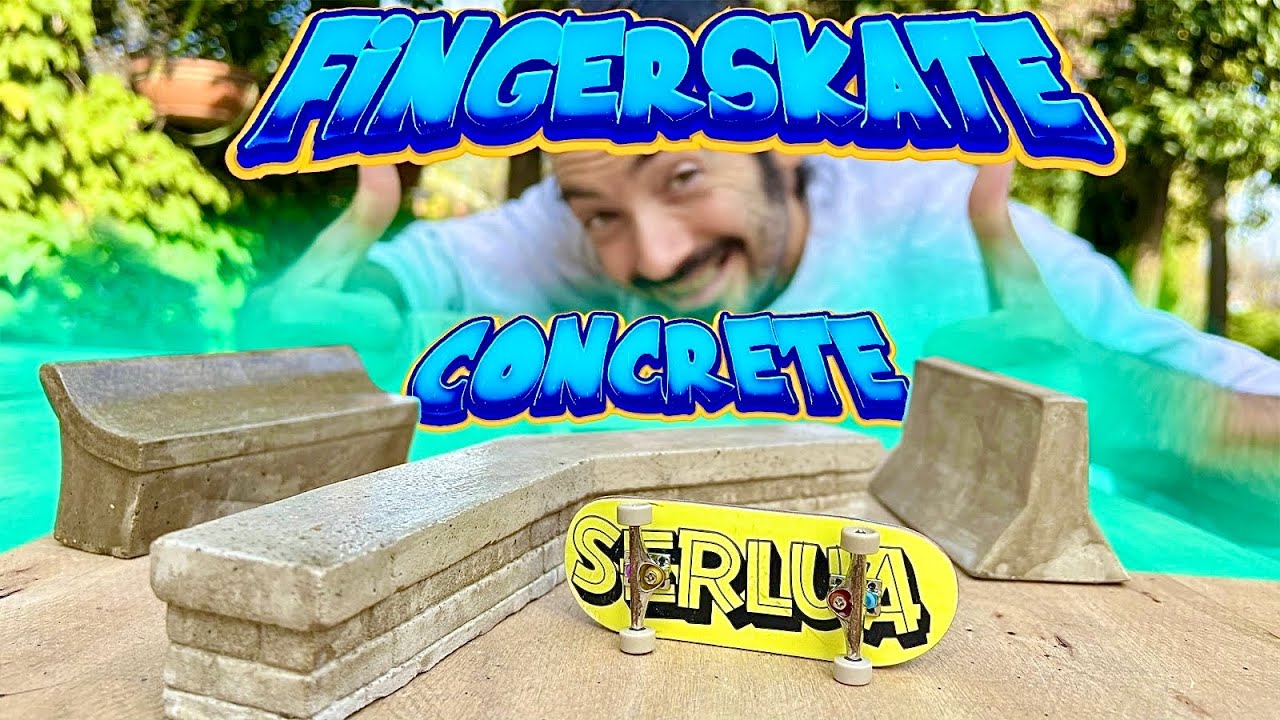 🟢DIY FINGERBOARD CONCRETE 🟢/ módulos de cemento