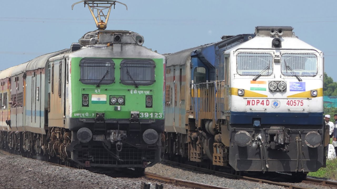 [19 in 1] Nineteen High SPEED Action Trains | Aggressive Diesel and Electric Trains | IndianRailways