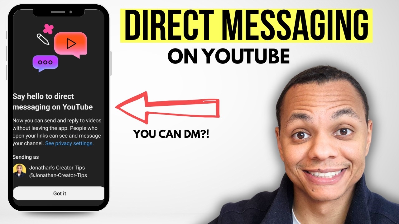 How to Direct Message on YouTube (60 seconds Tutorial)