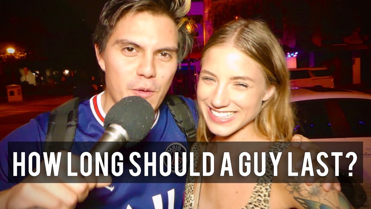How Long Should A Guy Last?