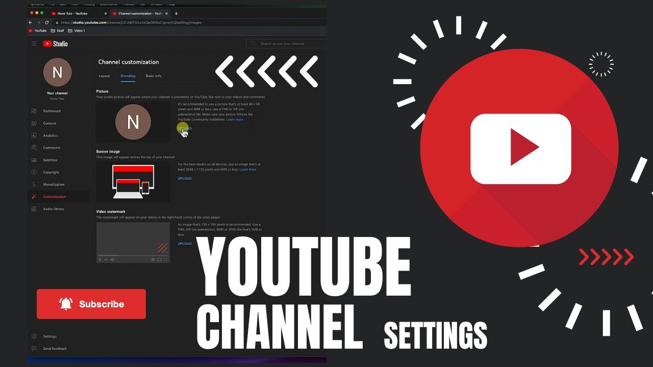 How To Change the REQUIRED YouTube Channel Settings