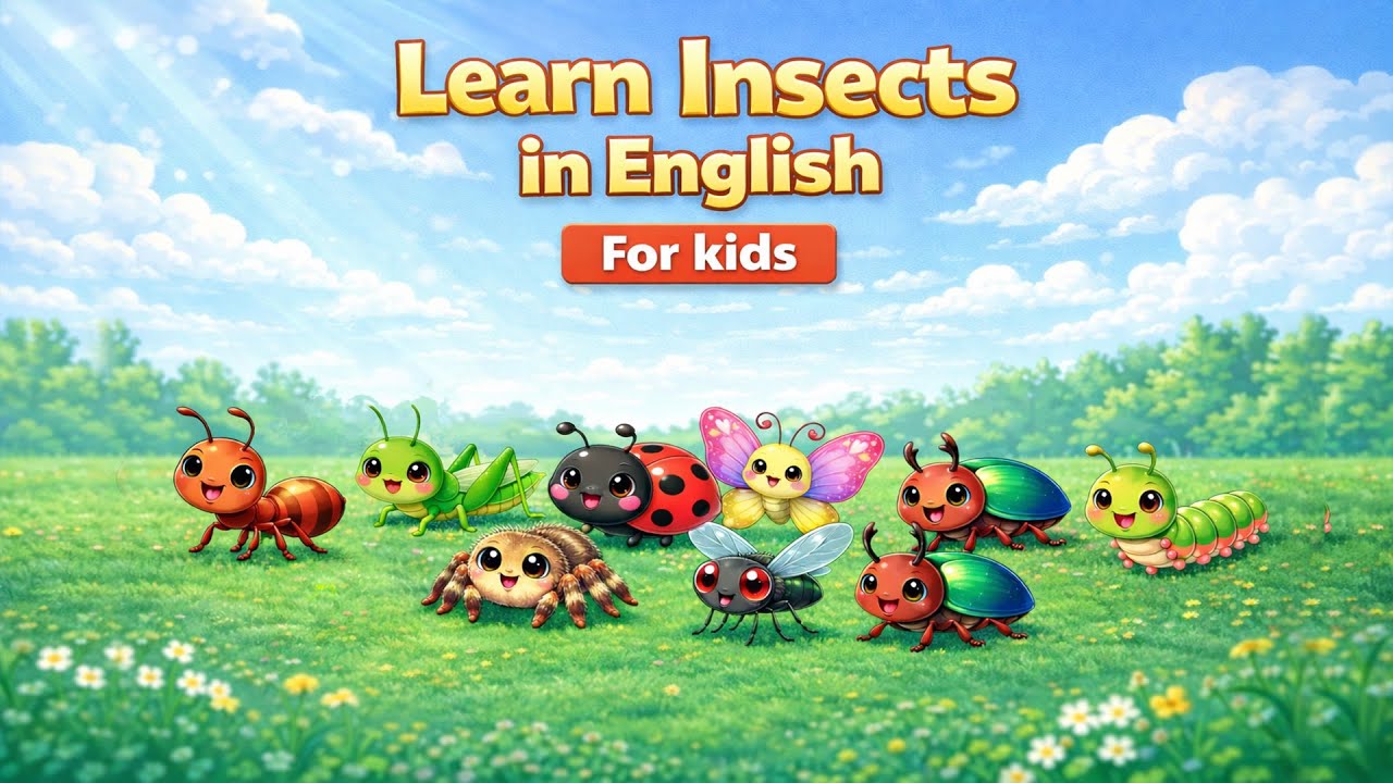 Learn Animals in English – Part 6 (Insects)