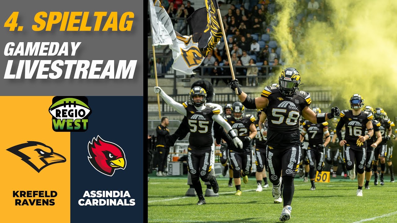 Krefeld Ravens vs. Assindia Cardinals // American Football-Regionalliga West