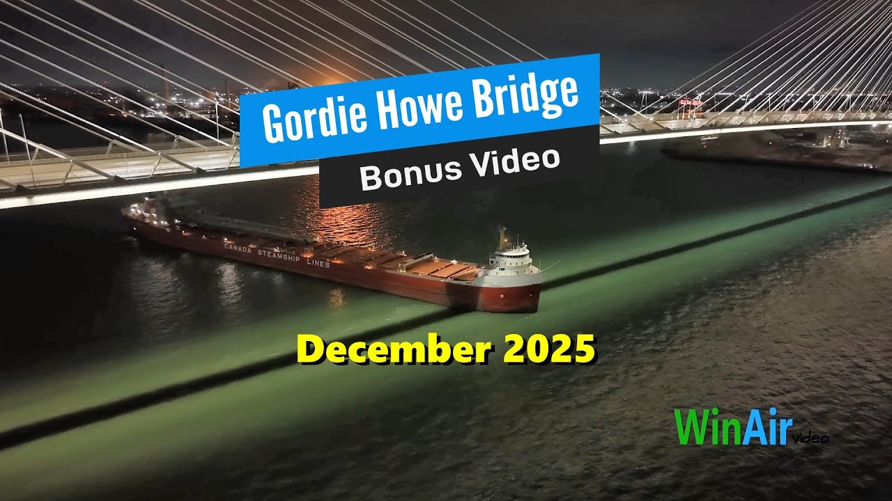 Gordie Howe Bridge night tour reveals reality