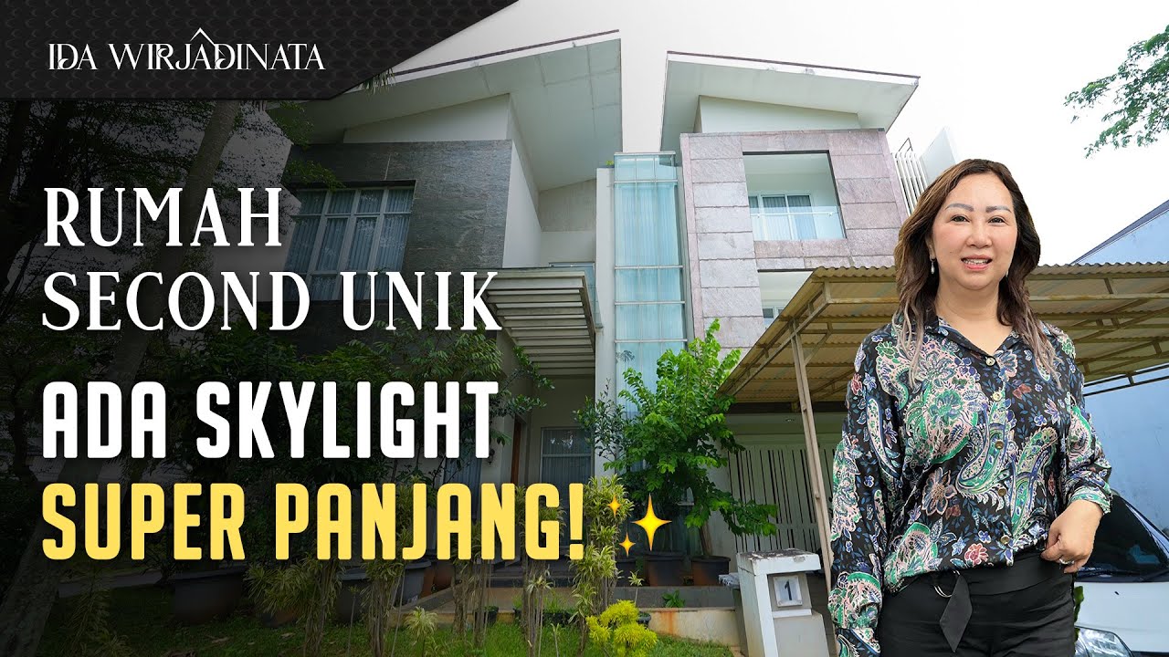 RUMAH SECOND UNIK ADA SKYLIGHT SUPER PANJANG!! Review Rumah di Cluster Scarlet @ Gading Serpong