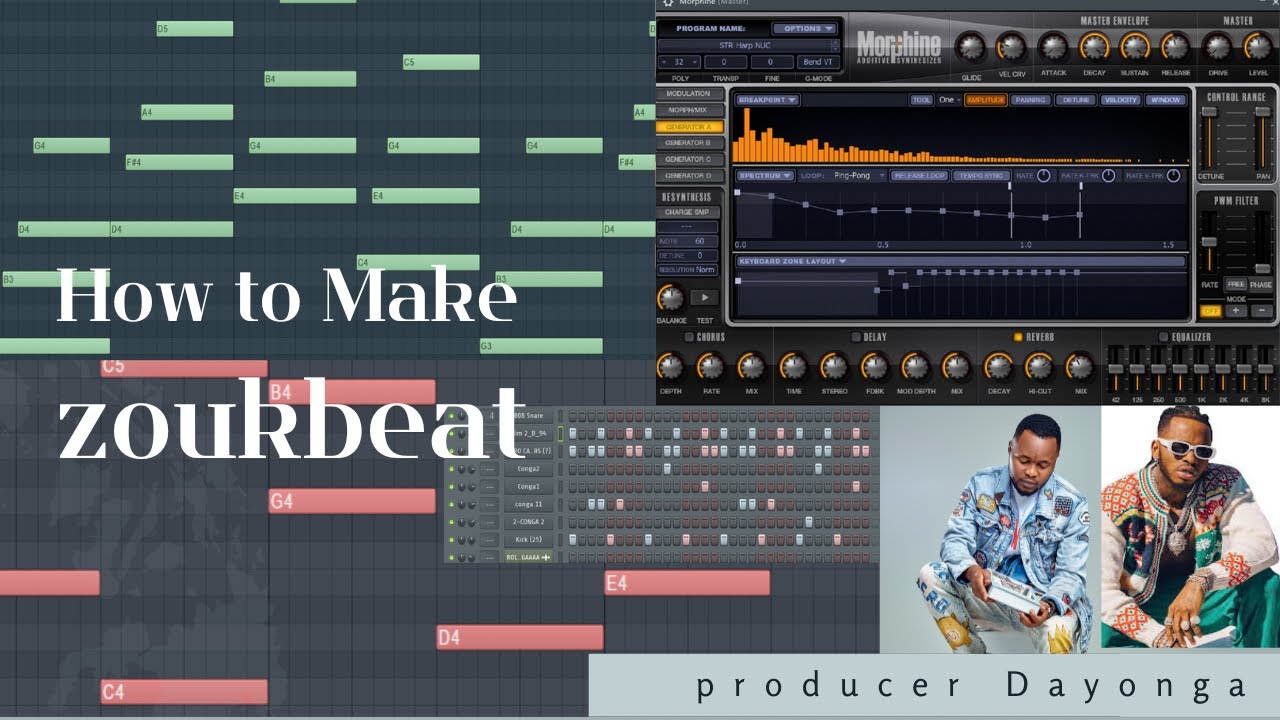 How to Make a Zouk / Kizomba Beat in FL Studio (Beginner)