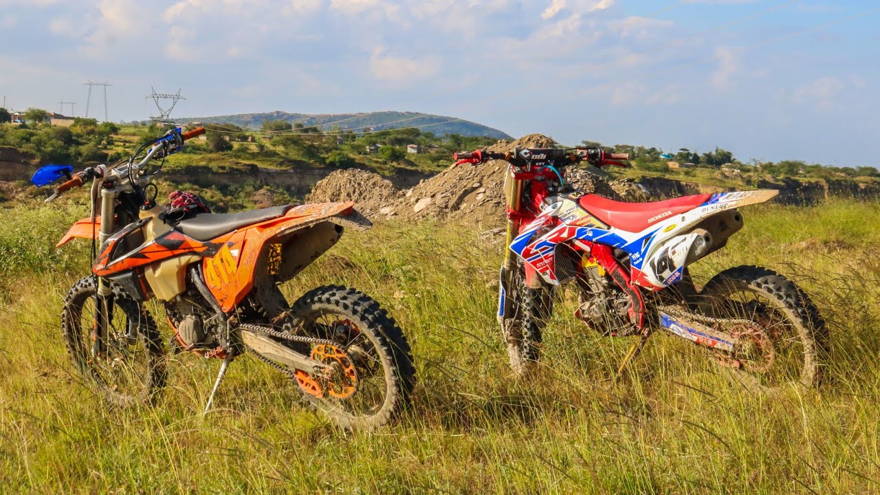 Riding dirtbikes in the rain - what could go wrong?